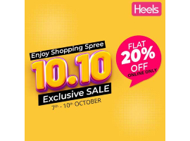 Heels 10.10 Sale Get FLAT 20% OFF